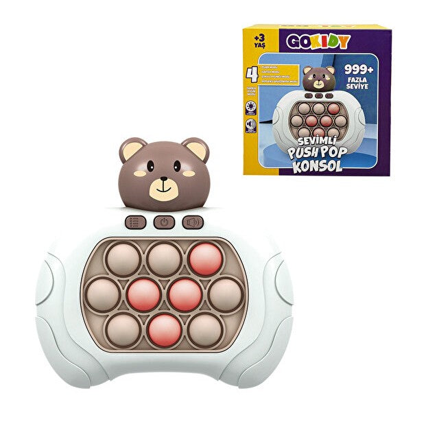 Kahverengi Ayıcık Model Popit Toys | Elektronik Popit