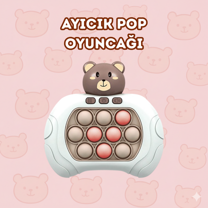 Kahverengi Ayıcık Model Popit Toys | Elektronik Popit