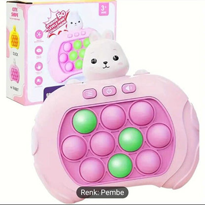 Pembe Sakız Tavşan Model Popit Toys | Elektronik Popit